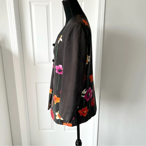 Vintage Simon Chang Floral Print Blazer - Picture 3 of 13
